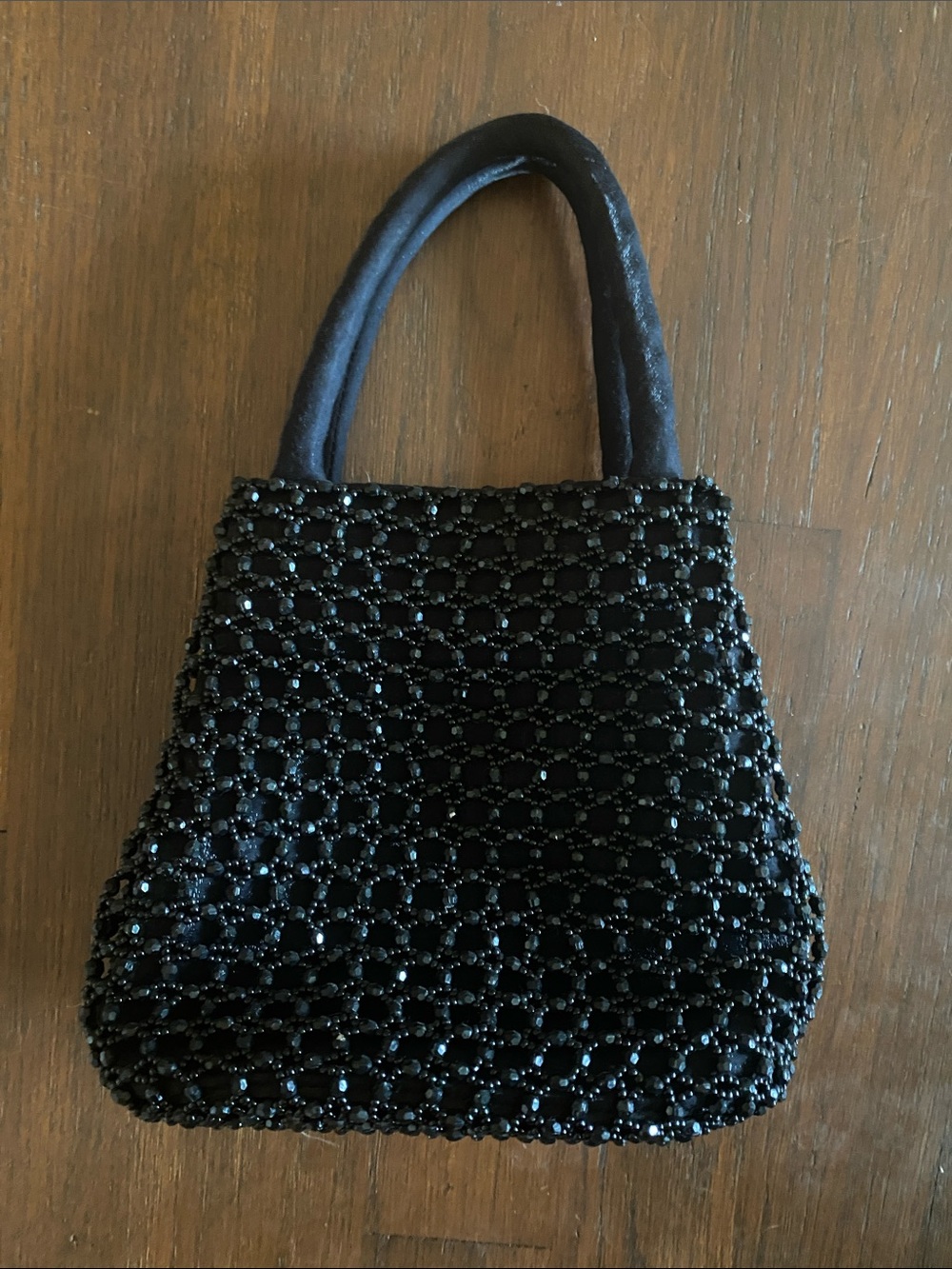 Black Beaded Handbag - Women Bags